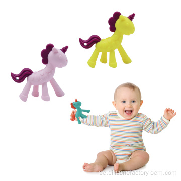 Matkvalitet Safe Silicone Teeth Molar Unicorn Toy